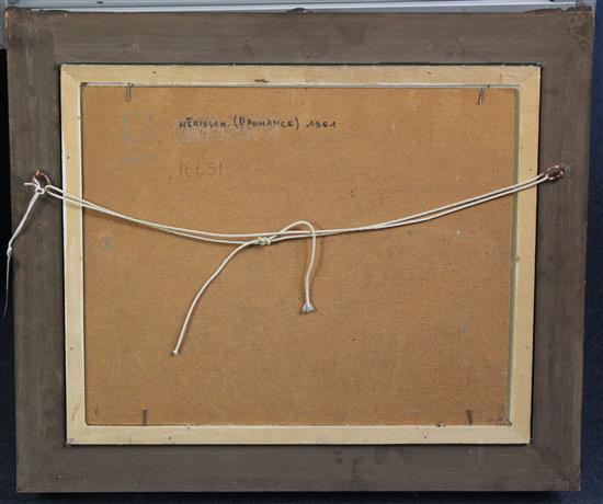 § Georges Charles Robin (French, 1903-2003) Herrison (LAumance) 1961, 12.5 x 16in.